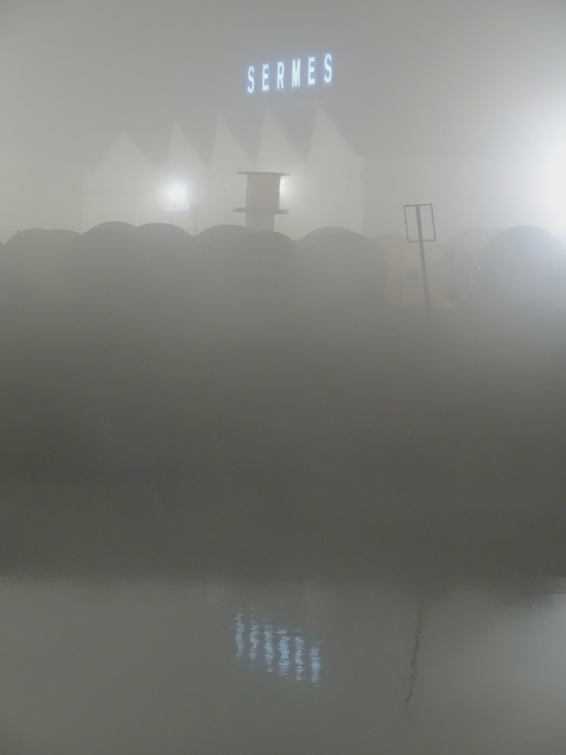 A Night at the Harbour - working in the fog