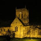 A Norman church by night