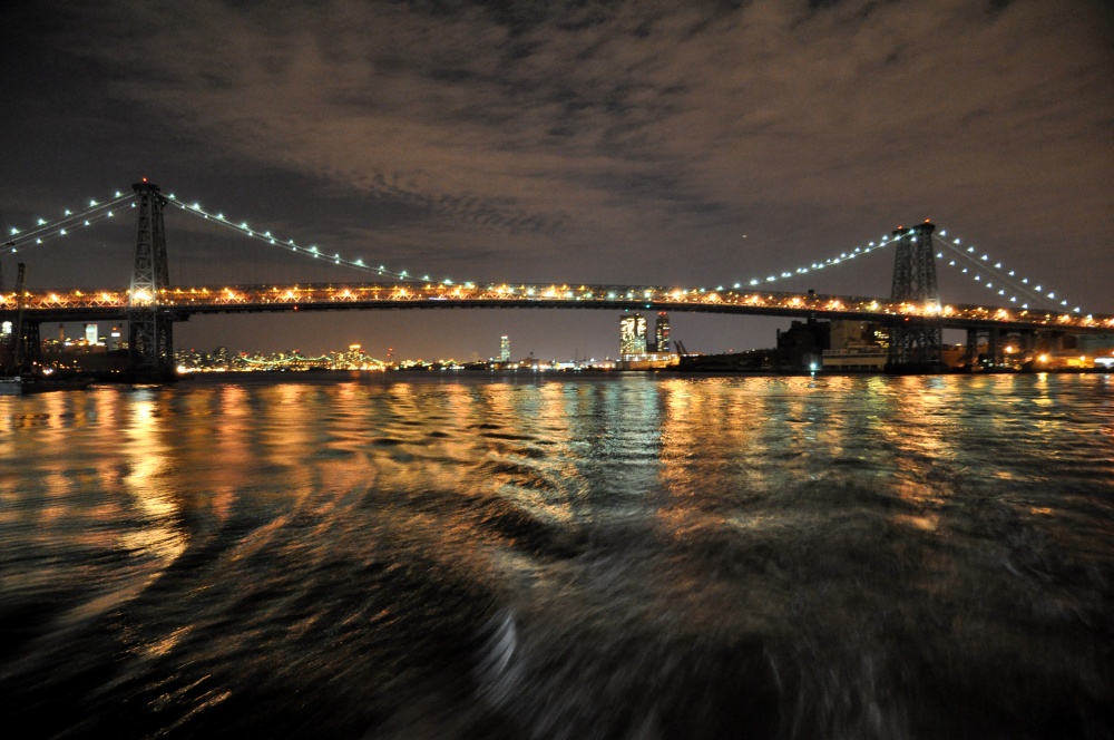 A NY Bridge at Night