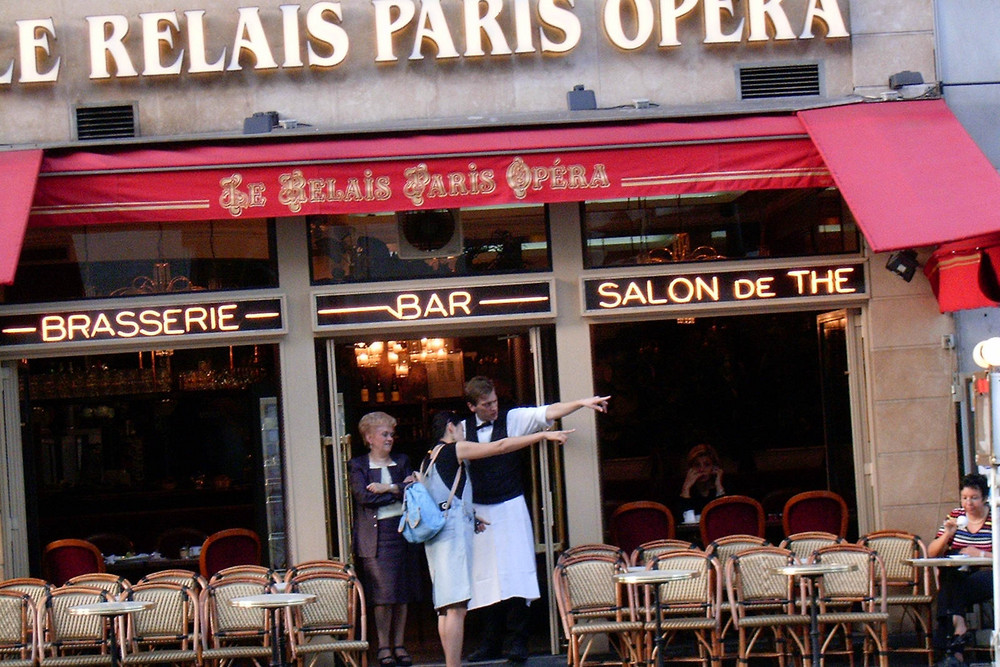 A parisian cafe...