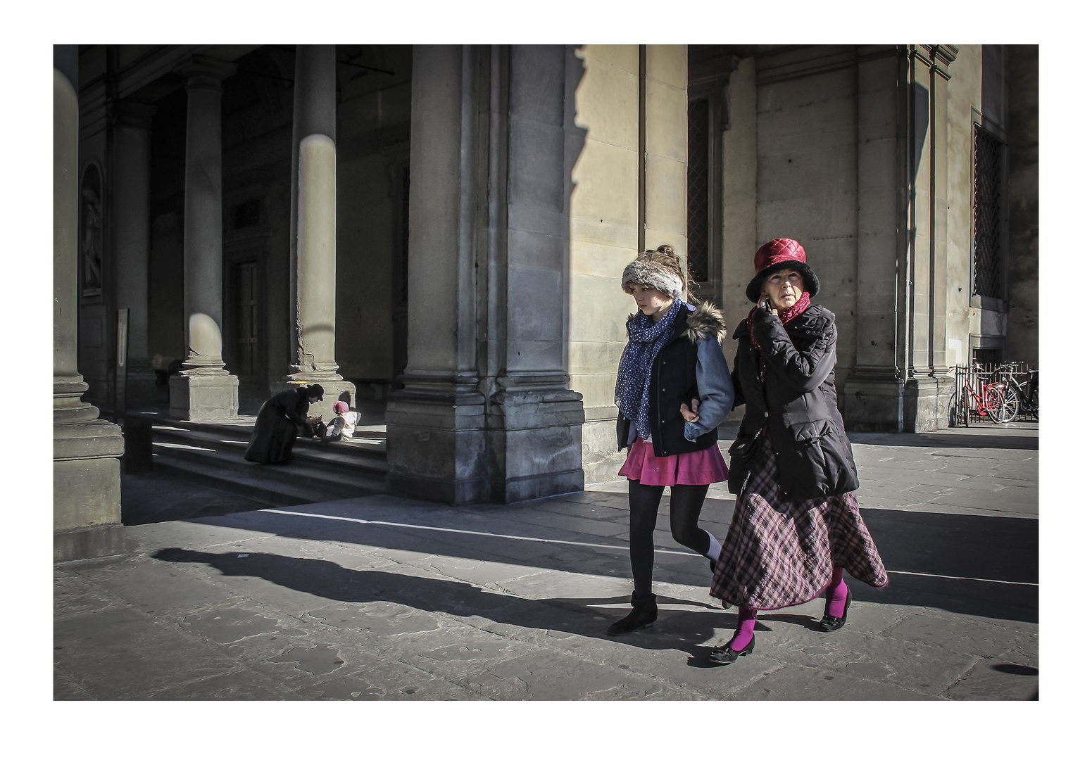 A passeggio con la nonna