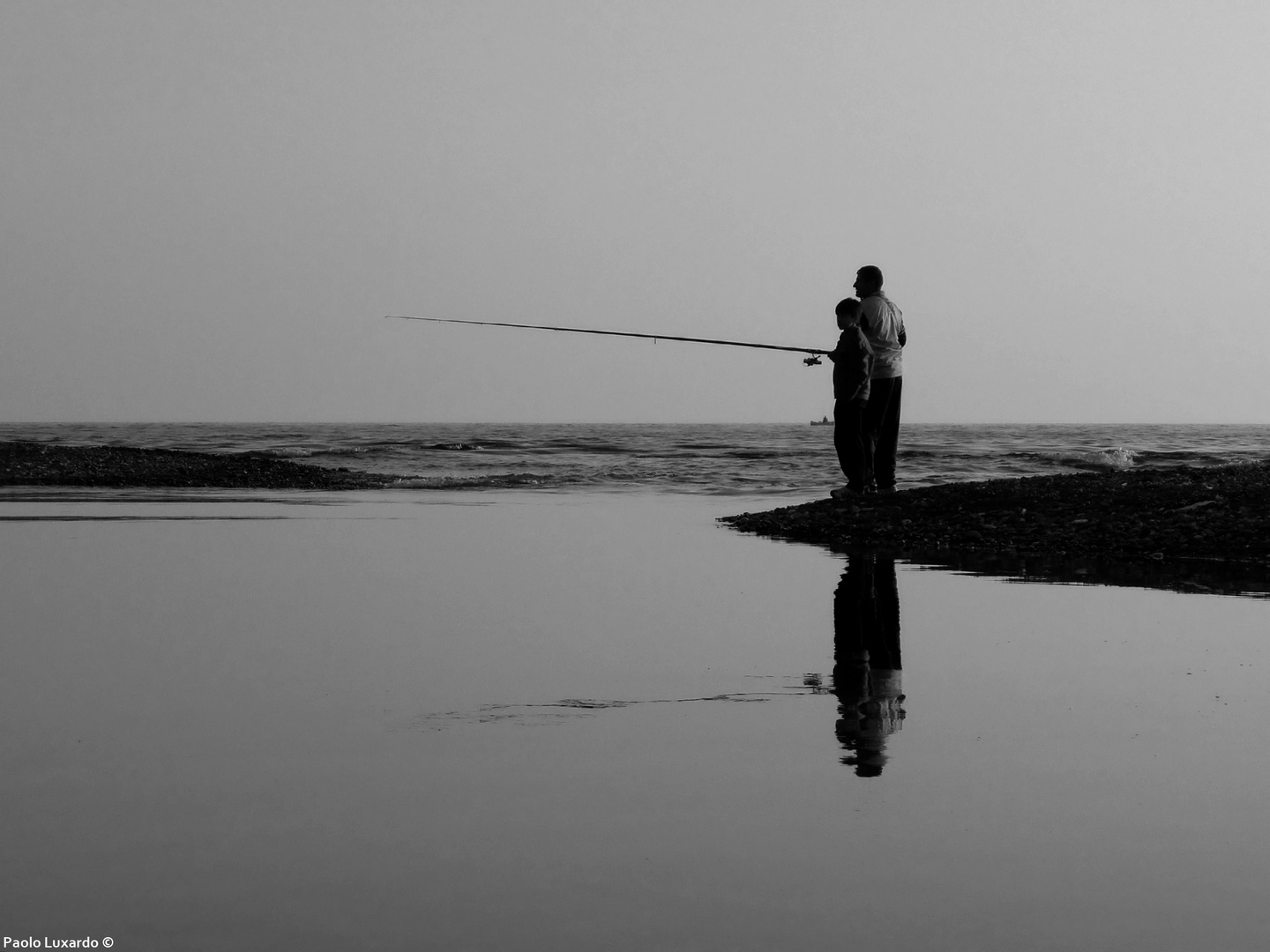 a pesca con papà