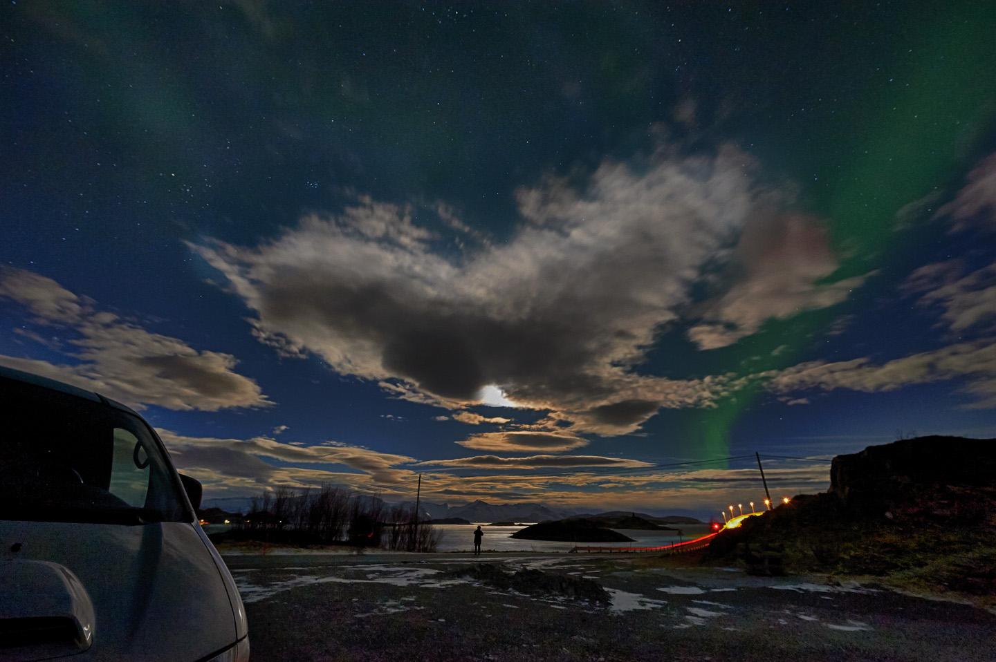 A Photographer's Encounter Underneath the Aurora Borealis