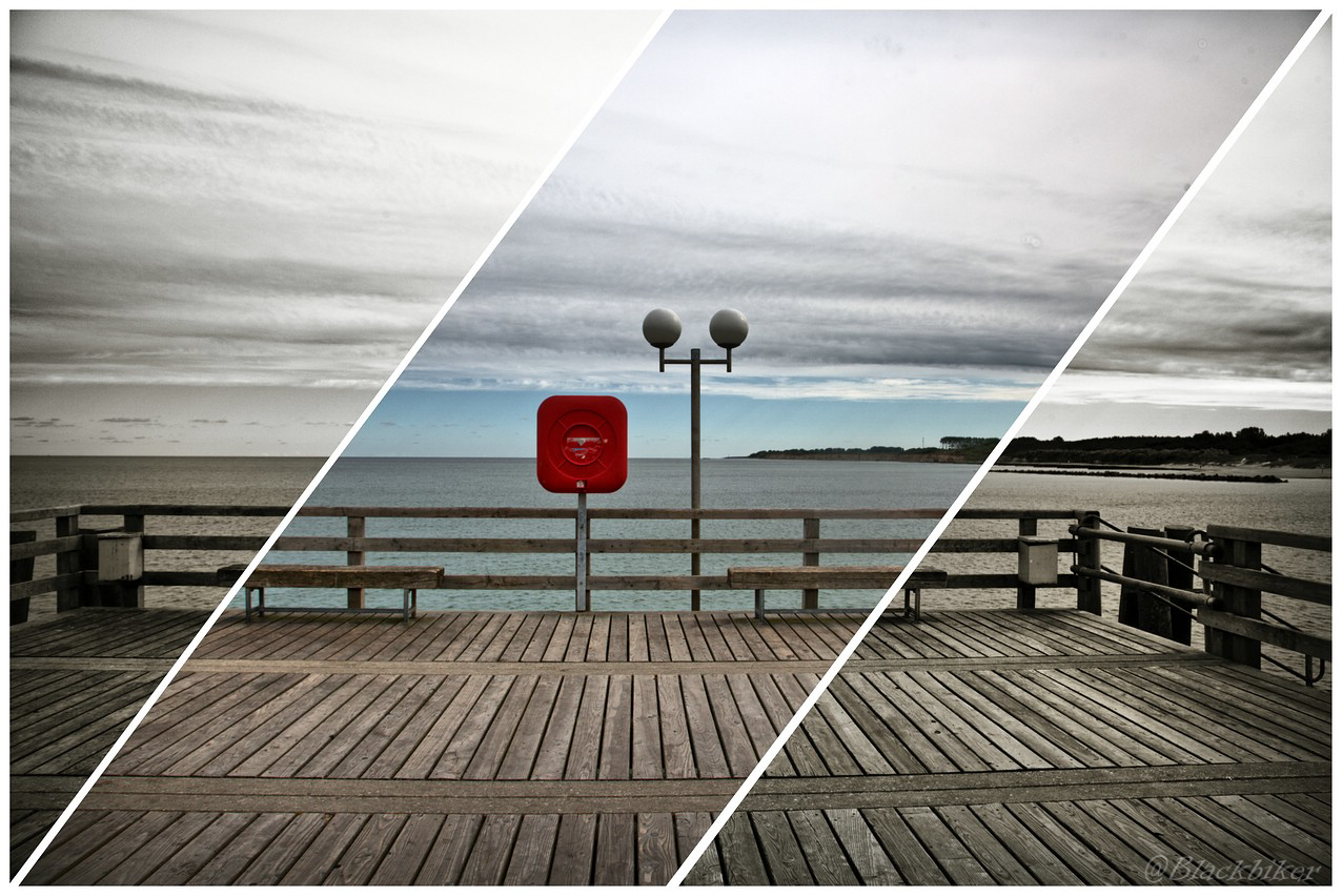 a pier in the baltic sea