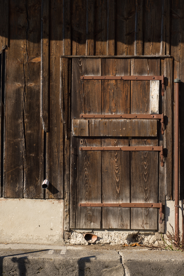  a porta para o interior