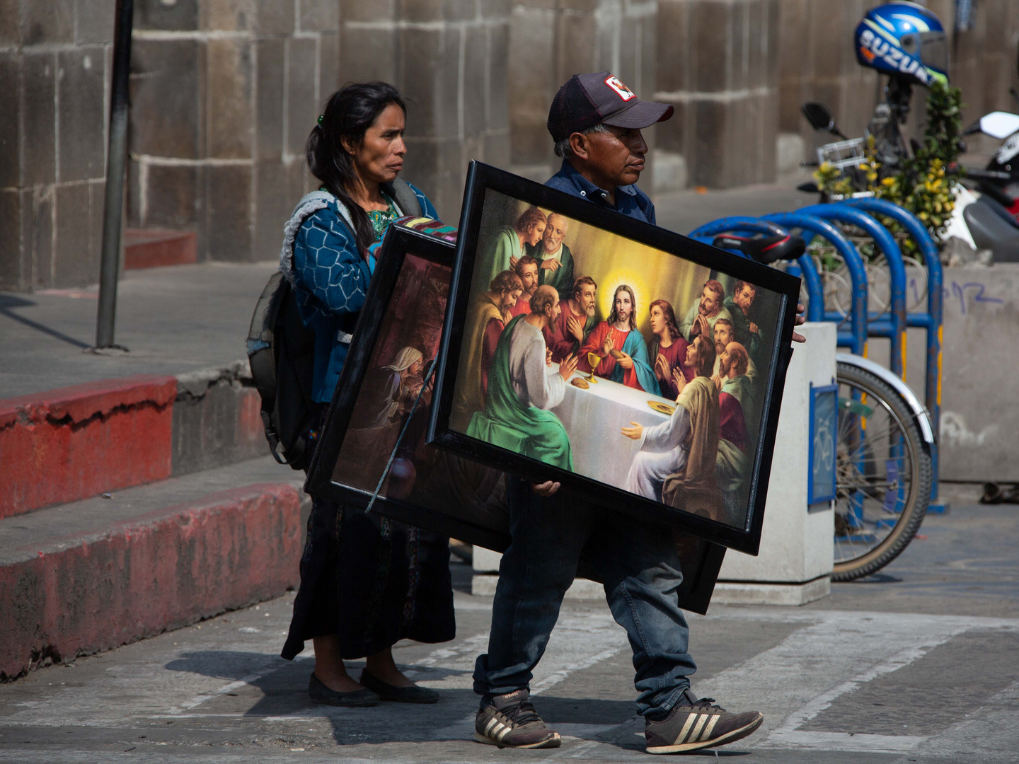 A proximité du marché de Quetzaltenango.