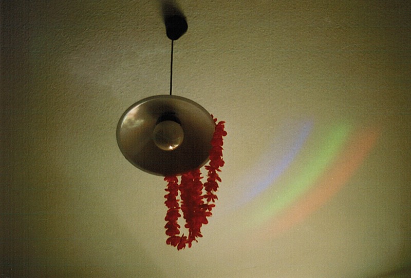 ..a rainbow on my ceiling..