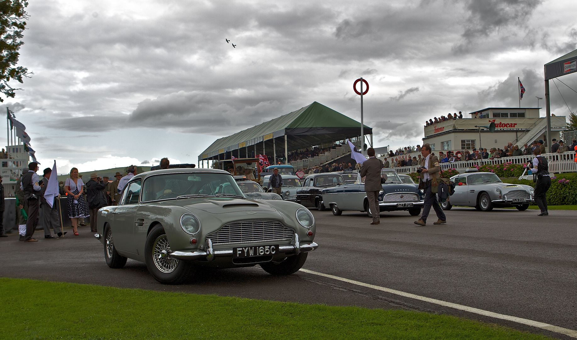 A rainy day at the Revival.