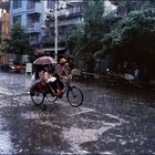 A Rainy Day in Mandalay, Myanmar.