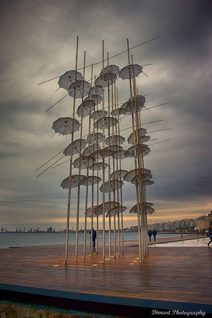 A rainy day in Thessaloniki