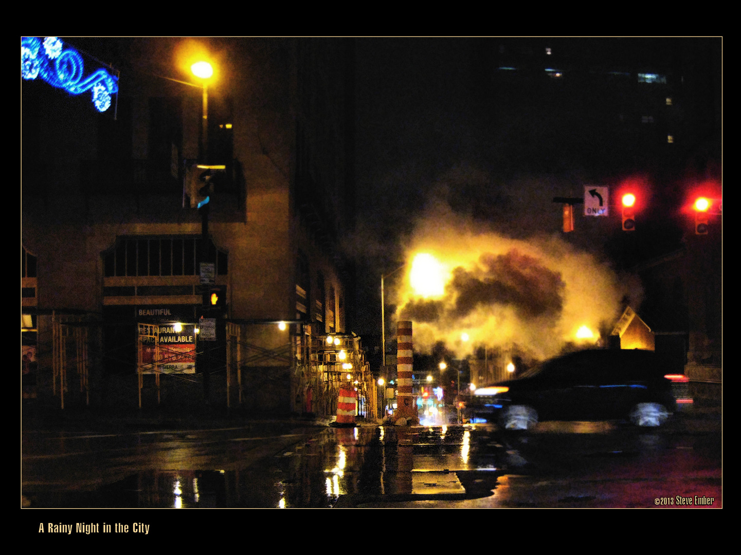 A Rainy Night in the City