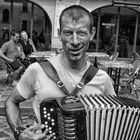 A Rissian Accordion Player in Paris