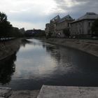 a river in a cloudy day