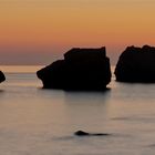 A rocky beach