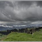 a scary sky with a great scenery