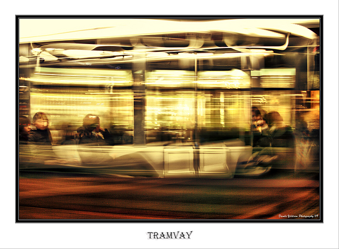 A scene from a tramway or S-Bahn