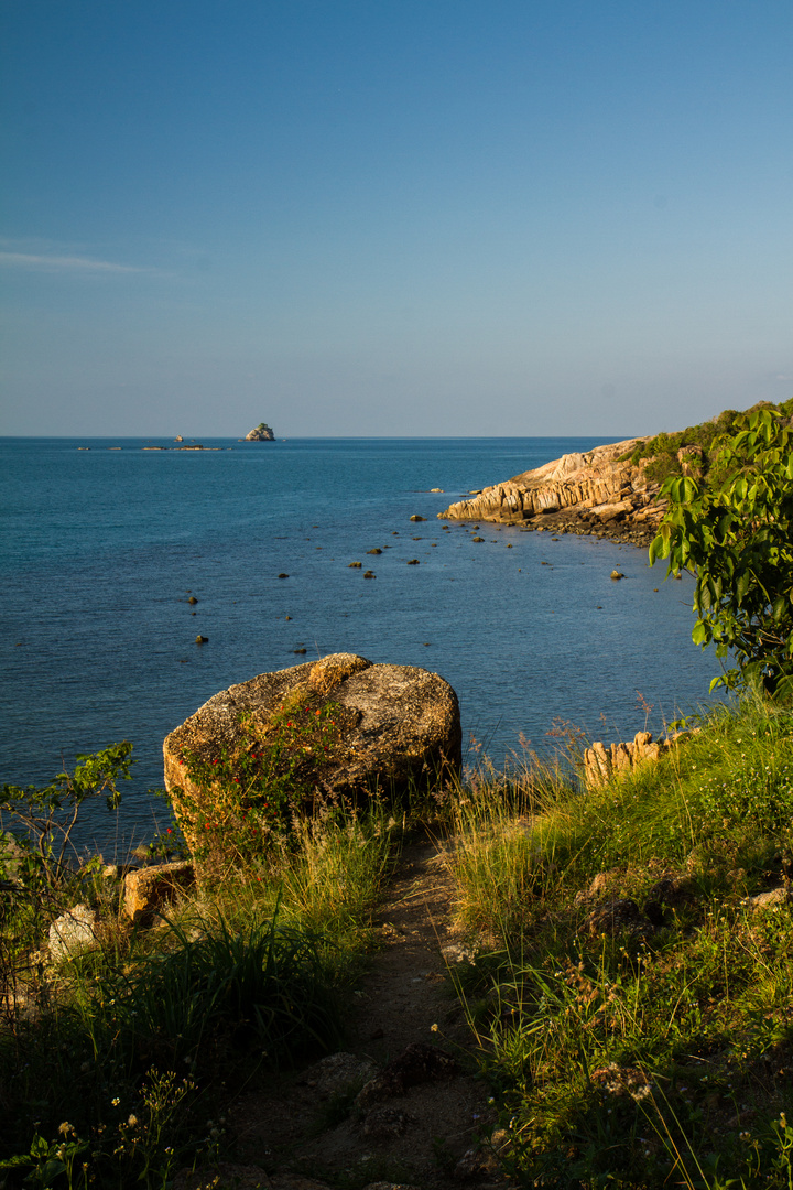 a seaside footpath