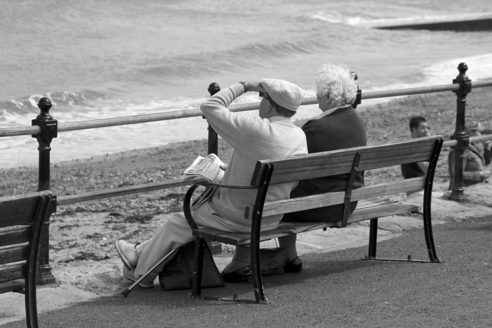 A seat by the sea