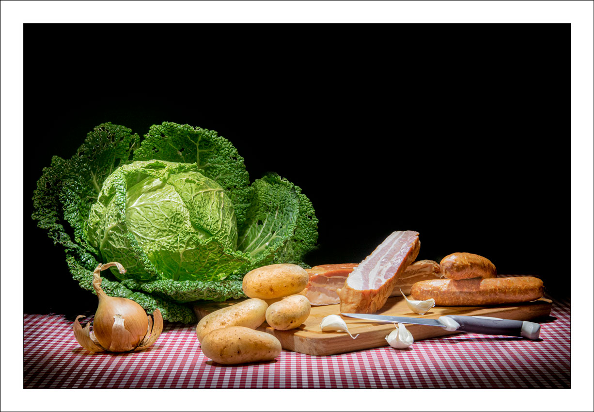 Ça sent bon la potée aux choux a venir