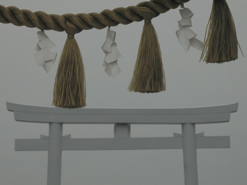 A shrine near the sea