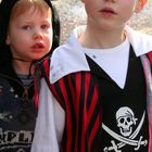 a small pirat and a small devil