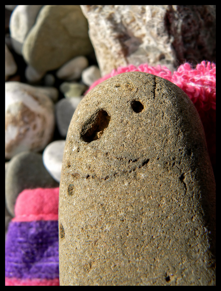 A Smiling Stone for Mike!