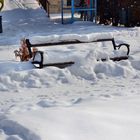 A snowy bank