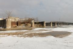 A sort of Stonehenge of a cement company