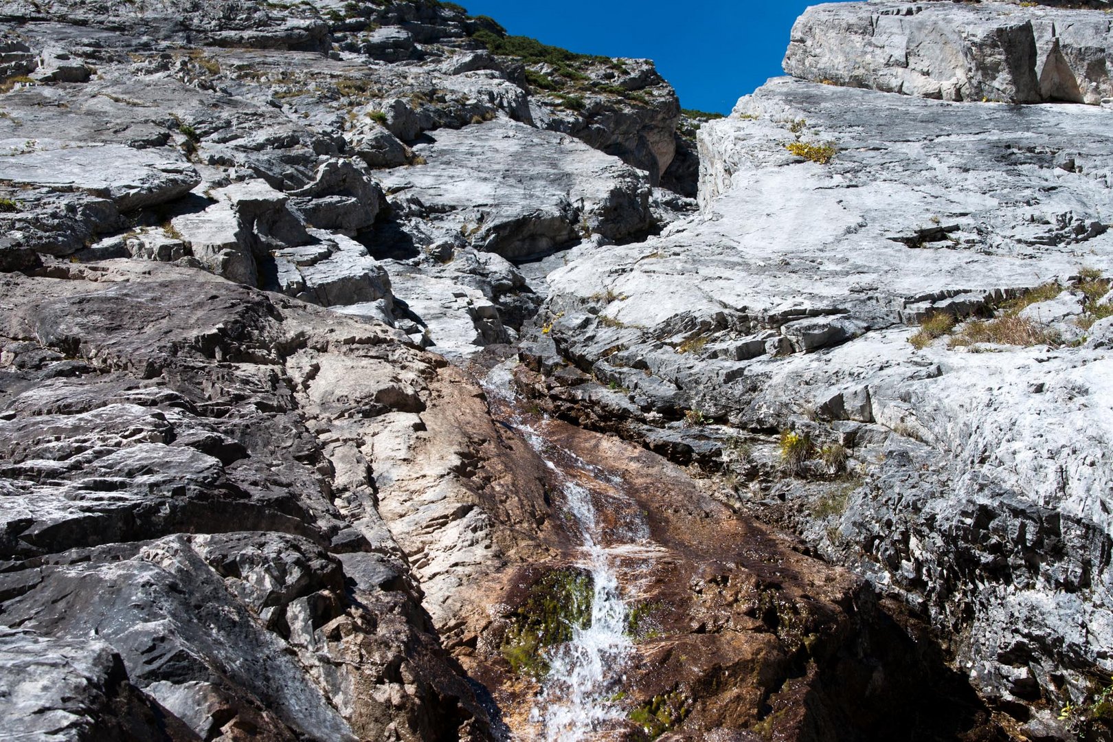 A special waterfall in the Karwendel