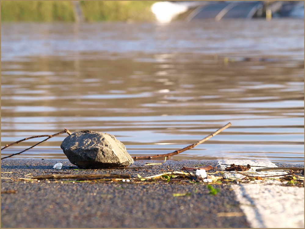 A stick, a stone, it's the end of the road