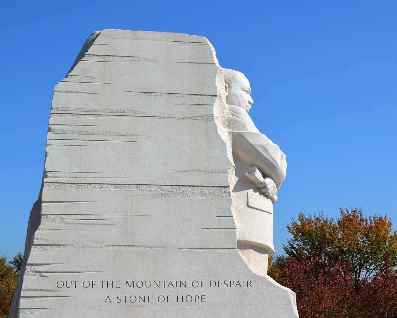 ... " A STONE OF HOPE " ... Hoffnung auf einen Neubeginn für Amerika ...