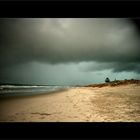 a stormy beach