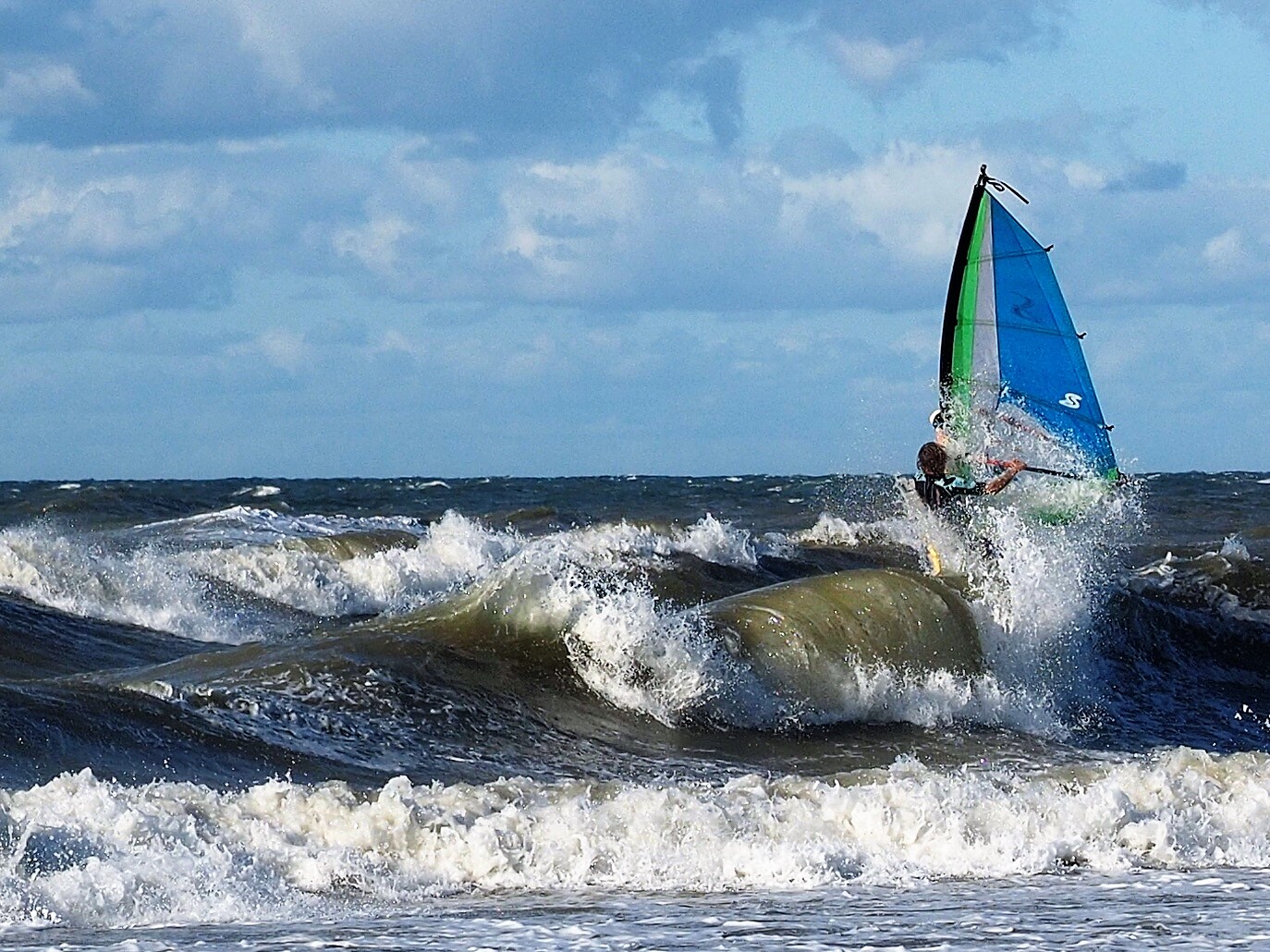 A stormy day at the sea ...