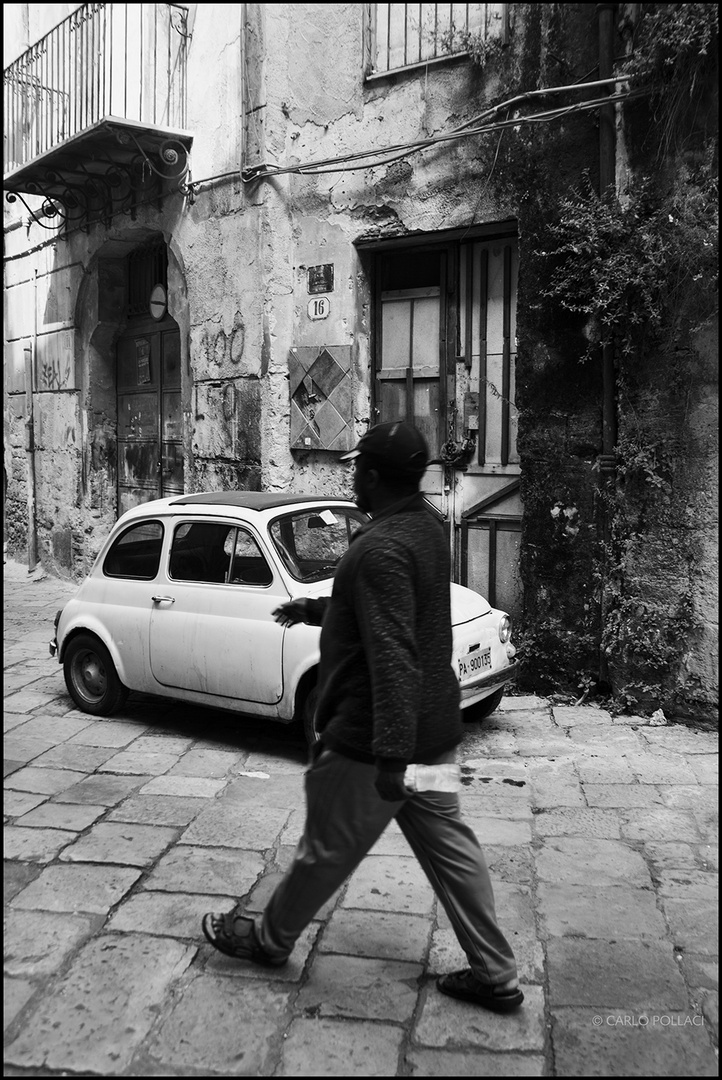 A street of the old Palermo