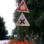 A streetsign in italy