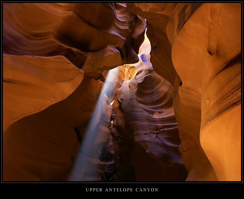 A sunny passage in Navajo Nation land