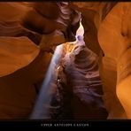 A sunny passage in Navajo Nation land