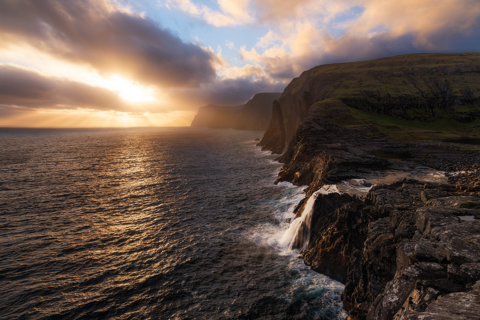 A Sunset on the Cliffs