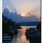 A SUNSET VIEW FROM BOSPHORUS-ISTANBUL