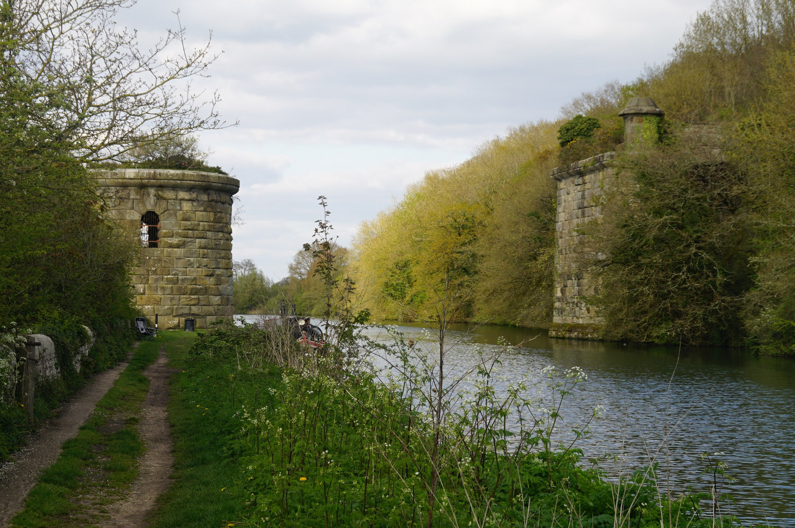 A Swing Bridge Was Here