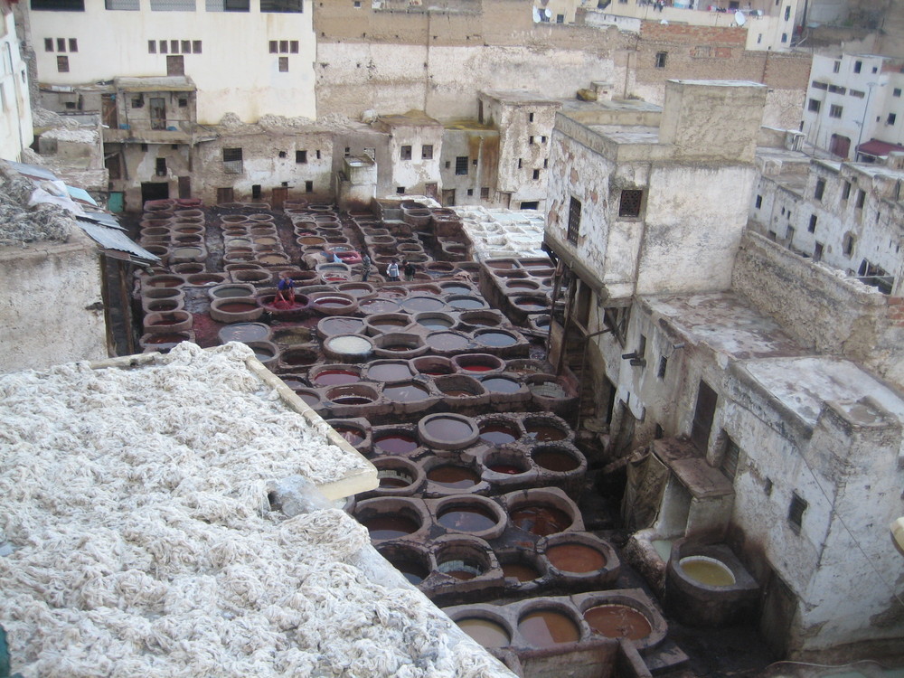 A Tannery in Fes