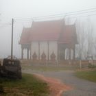 A temple in the mist