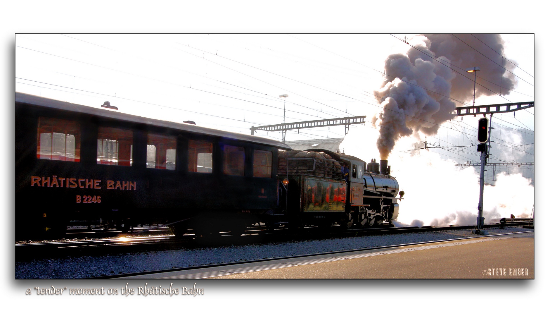 A "Tender" Moment on the Rhätische Bahn