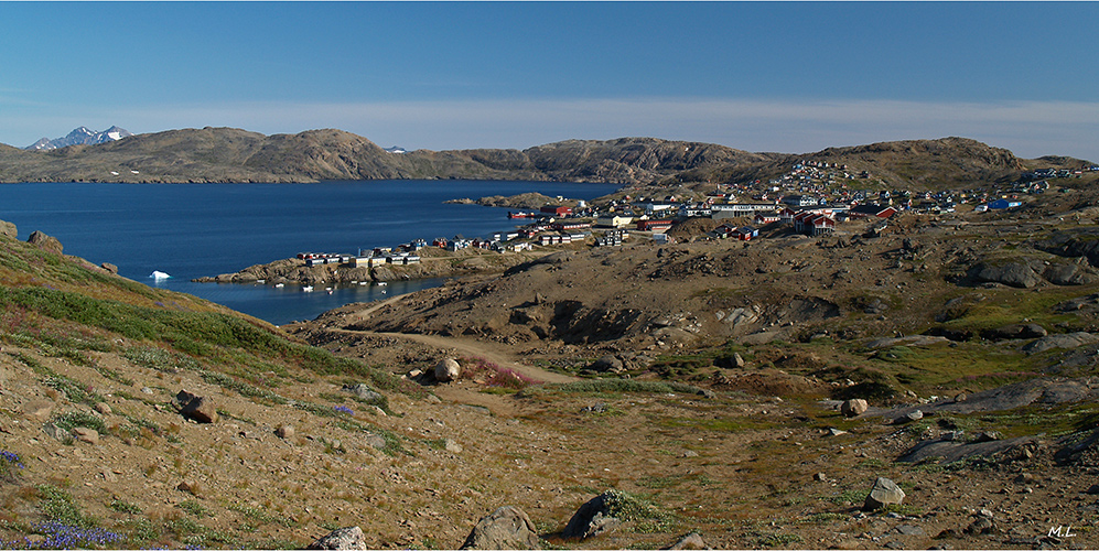 A town in Greenland
