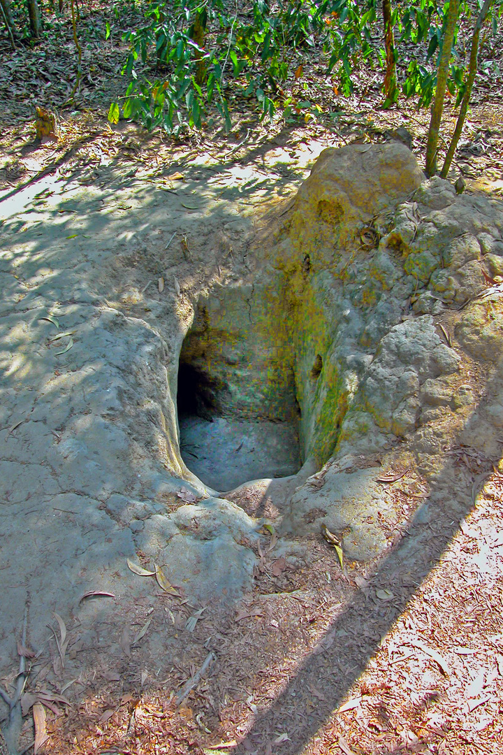 A tunnel entrance