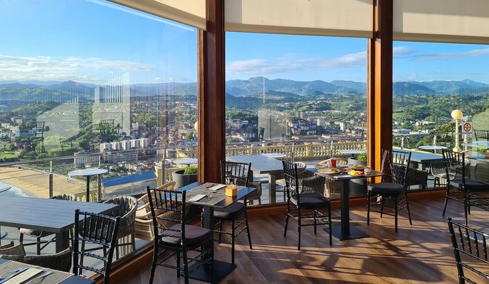 A u s b l i c k vom Restaurant