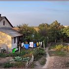 A Ukrainian country cottage.