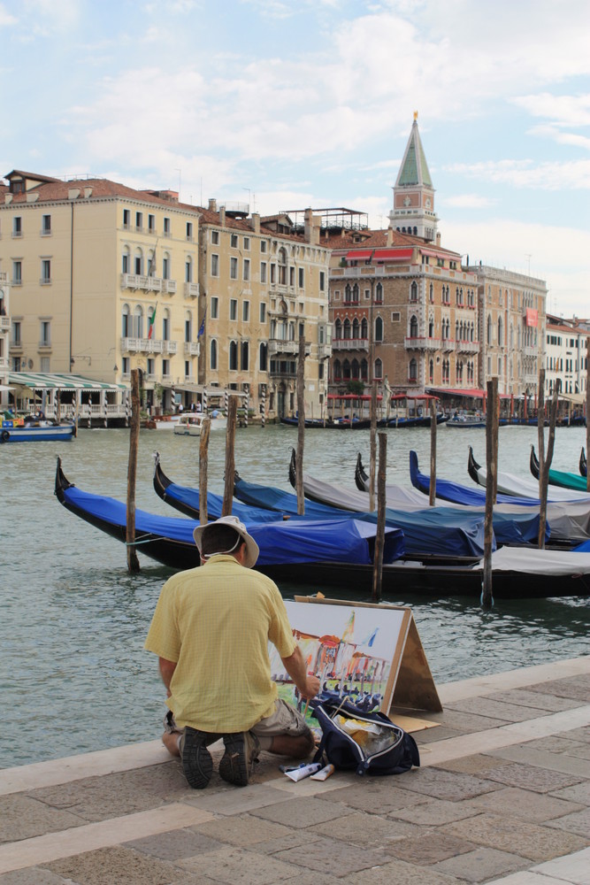 A venezia, un pittore