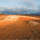 A view at a geothermal area