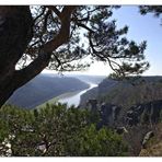 a view down the river Elbe - Bastei (3)